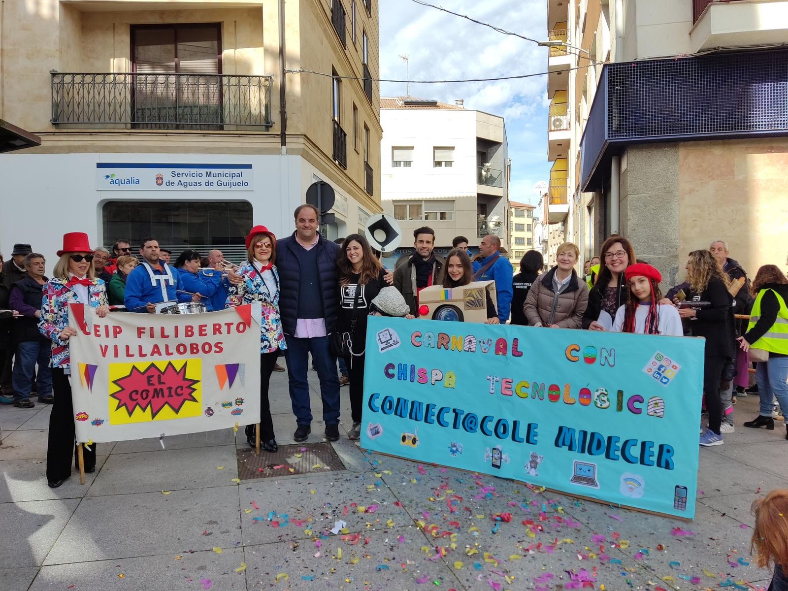 Inauguración desfile escolar Carnaval
