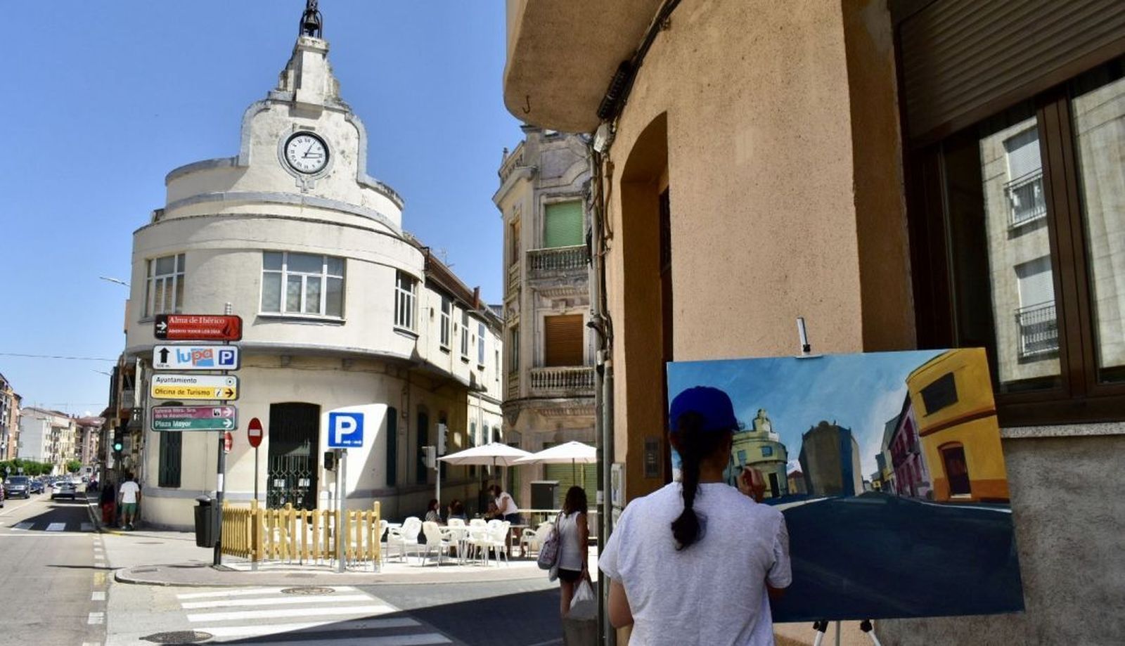 Participante en el XIV Certamen de pintura rápida al aire libre Villa de Guijuelo