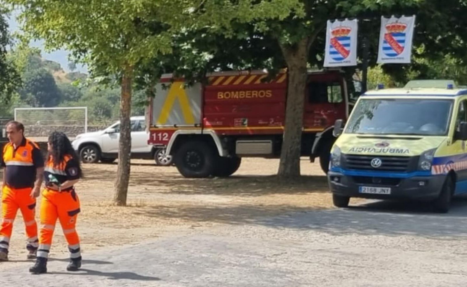 Protección Civil de Benavente en los incendios