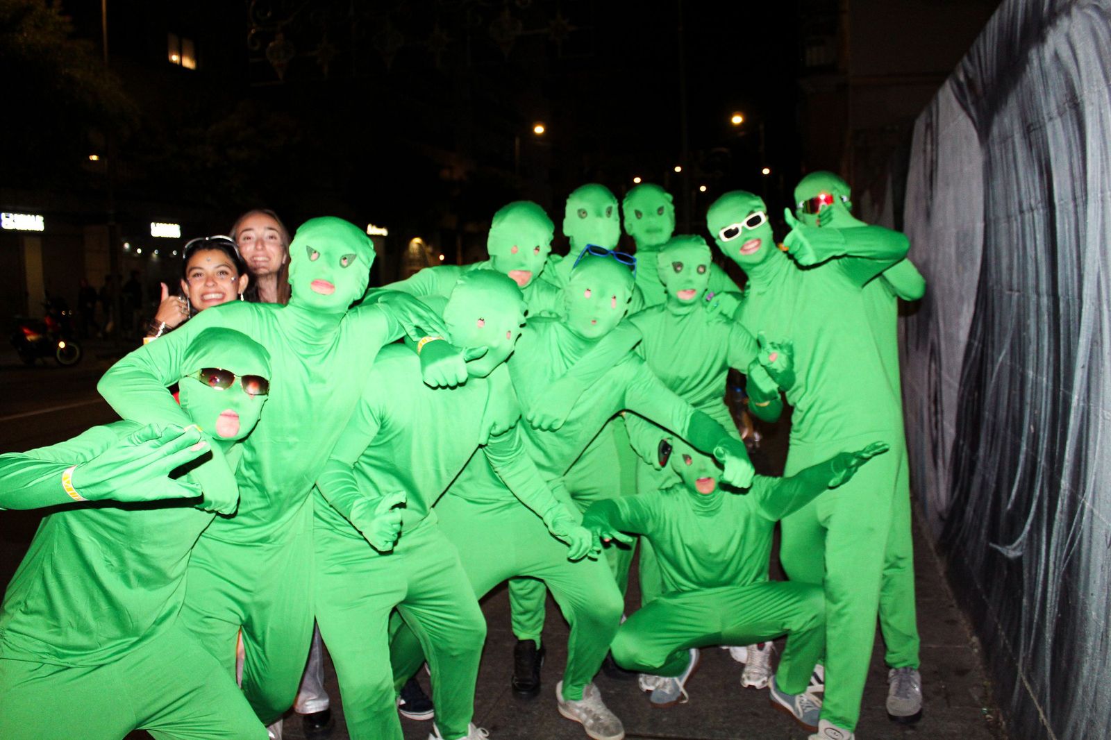 Salamanca de noche, viernes 31 de octubre