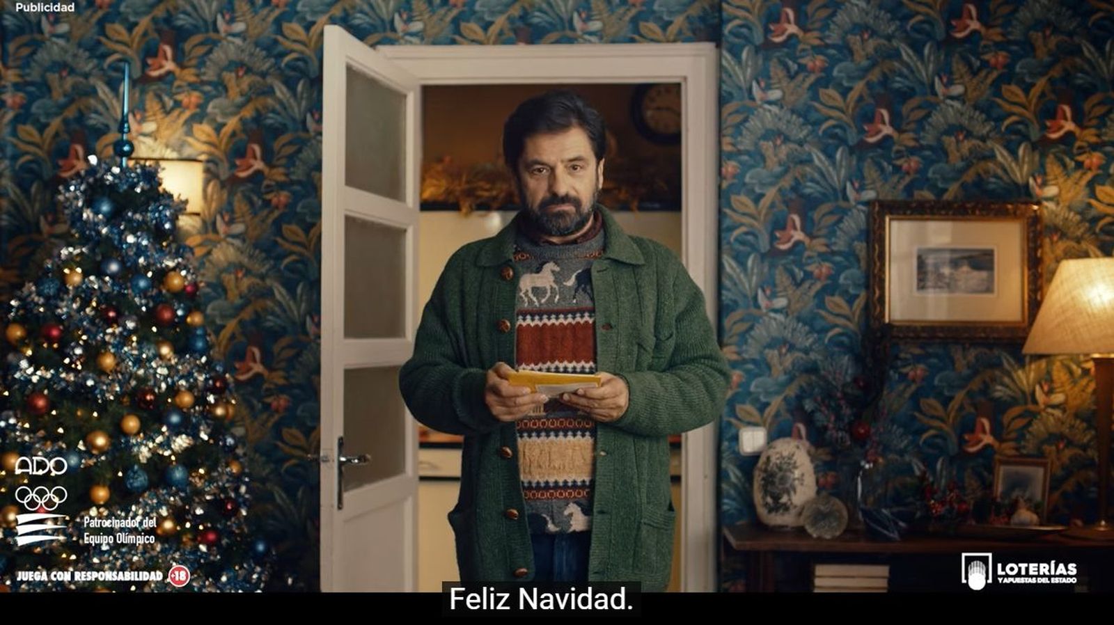 Un momento del vídeo del sorteo de la lotería de Navidad