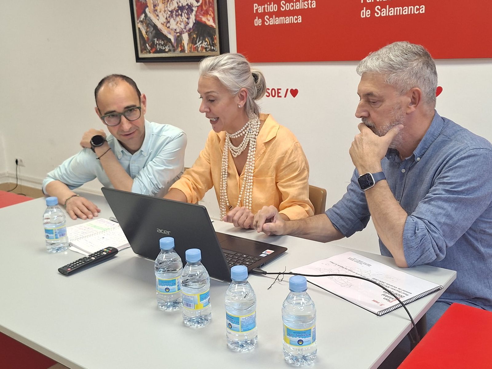Ana Casado se reúne con alcaldes del PSOE  para tratar el tema de la vivienda (2)