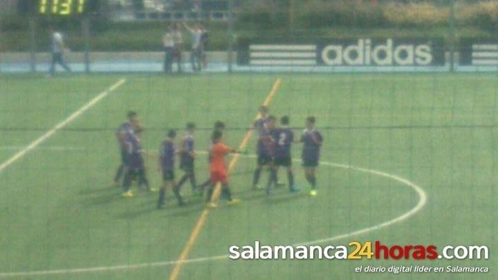 Equipos del Salmantino en Valdebebas