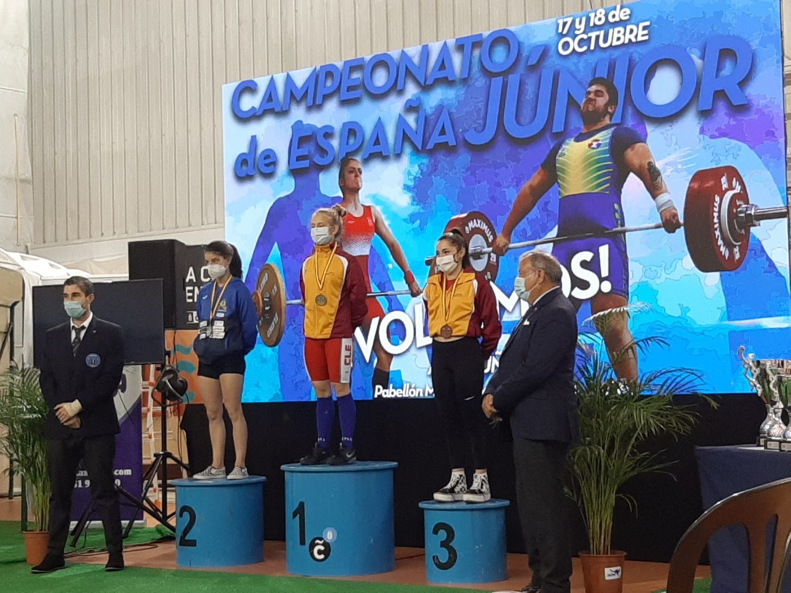 Podium Marta y Carla (Junior)