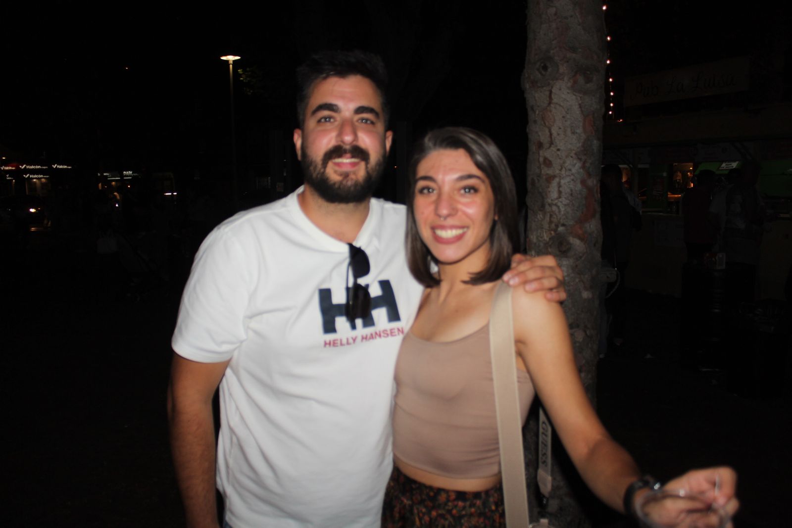 Ambiente en la Feria de Día en la tarde de este lunes