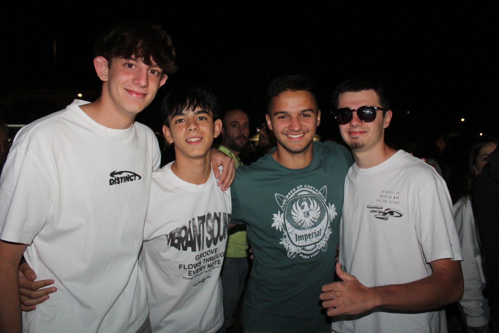 Salamanca de noche, sábado 30 de agosto