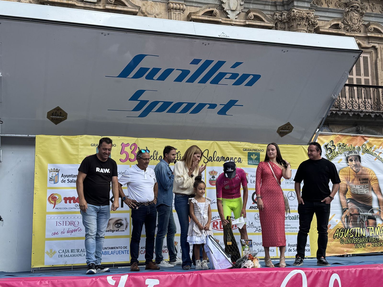Entrega de premios de la 53ª Vuelta Ciclista a Salamanca