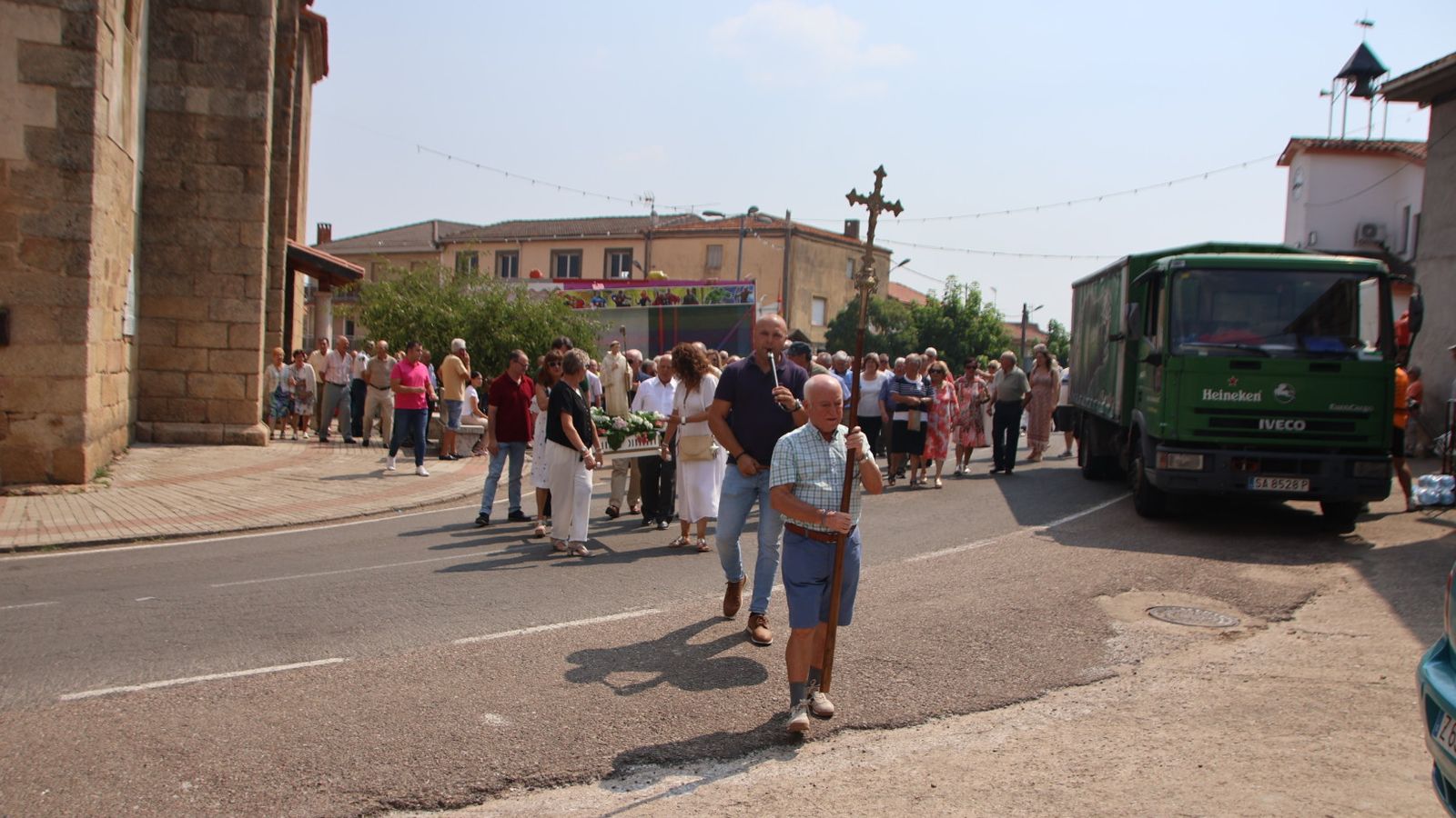 Masueco misa y procesión en honor a San Bernardo