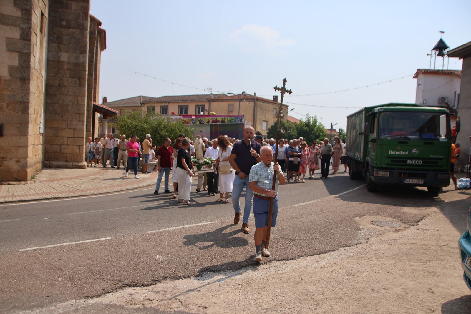 Masueco misa y procesión en honor a San Bernardo