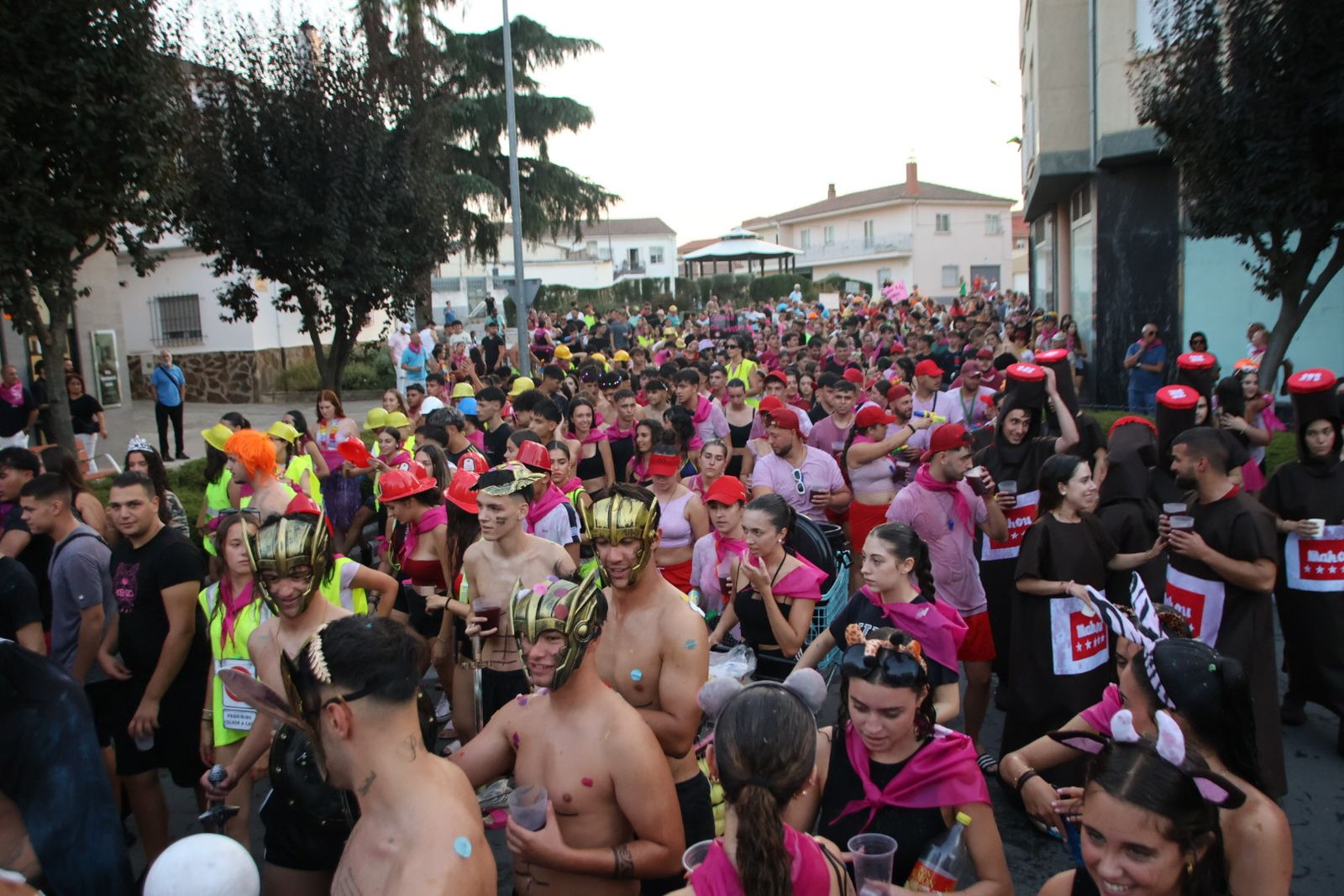 Chupinazo en Carbajosa con batucad