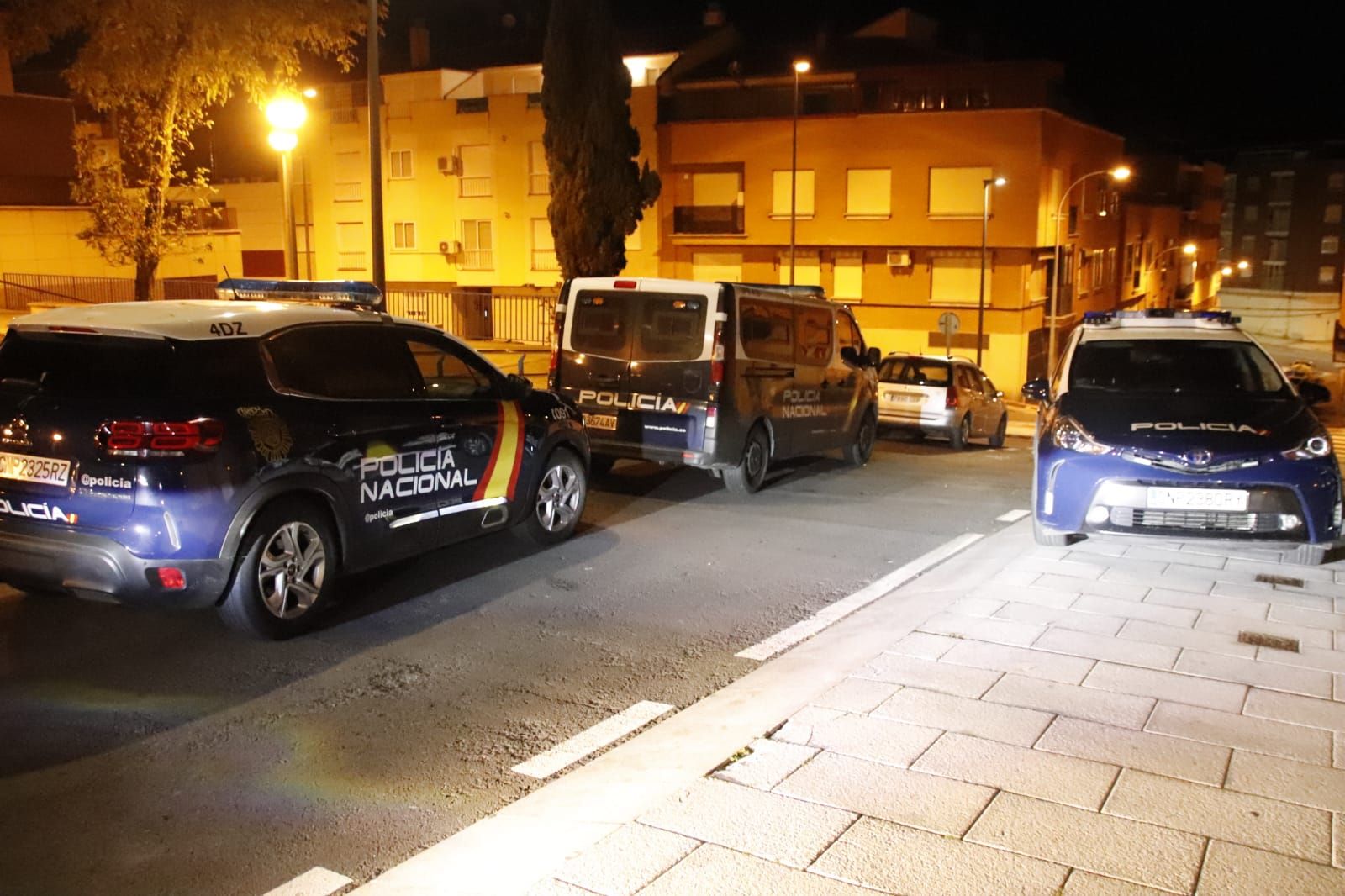 Movilización policial en Pizarrales. Fotos S24H