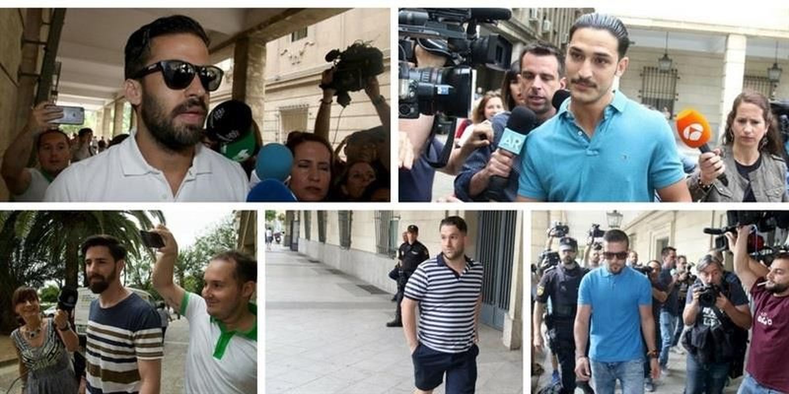 La Manada llega a los juzgados de Sevilla