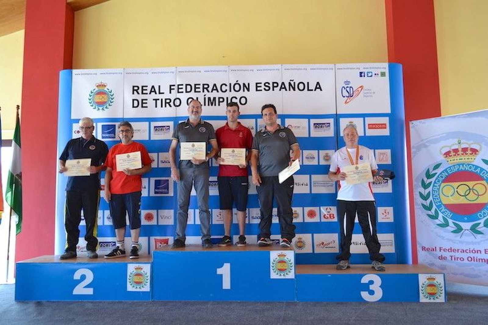 El club zamorano de Tiro Olímpico, medalla de oro en pistola 50m