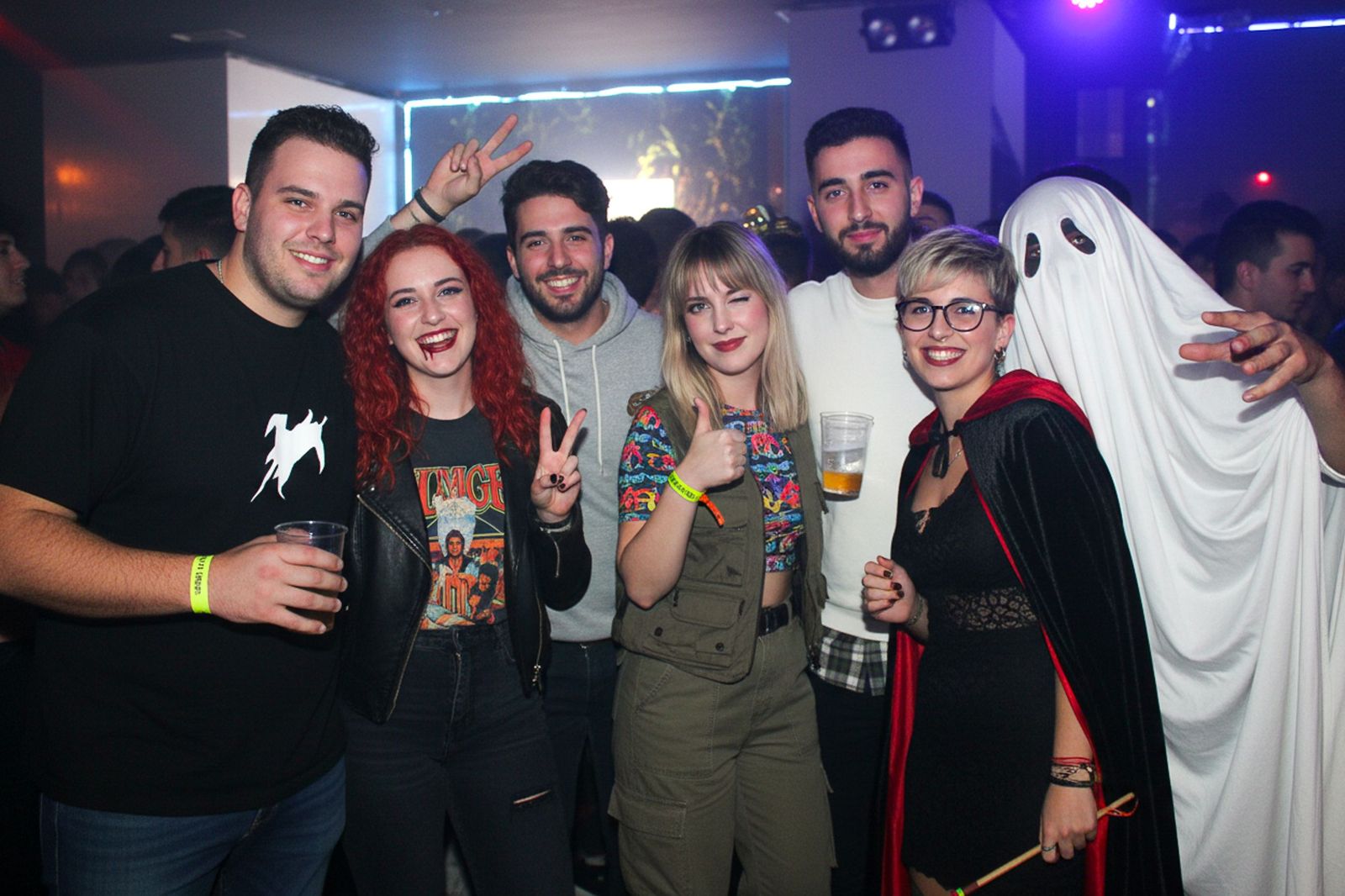 Salamanca de noche, viernes 31 de octubre