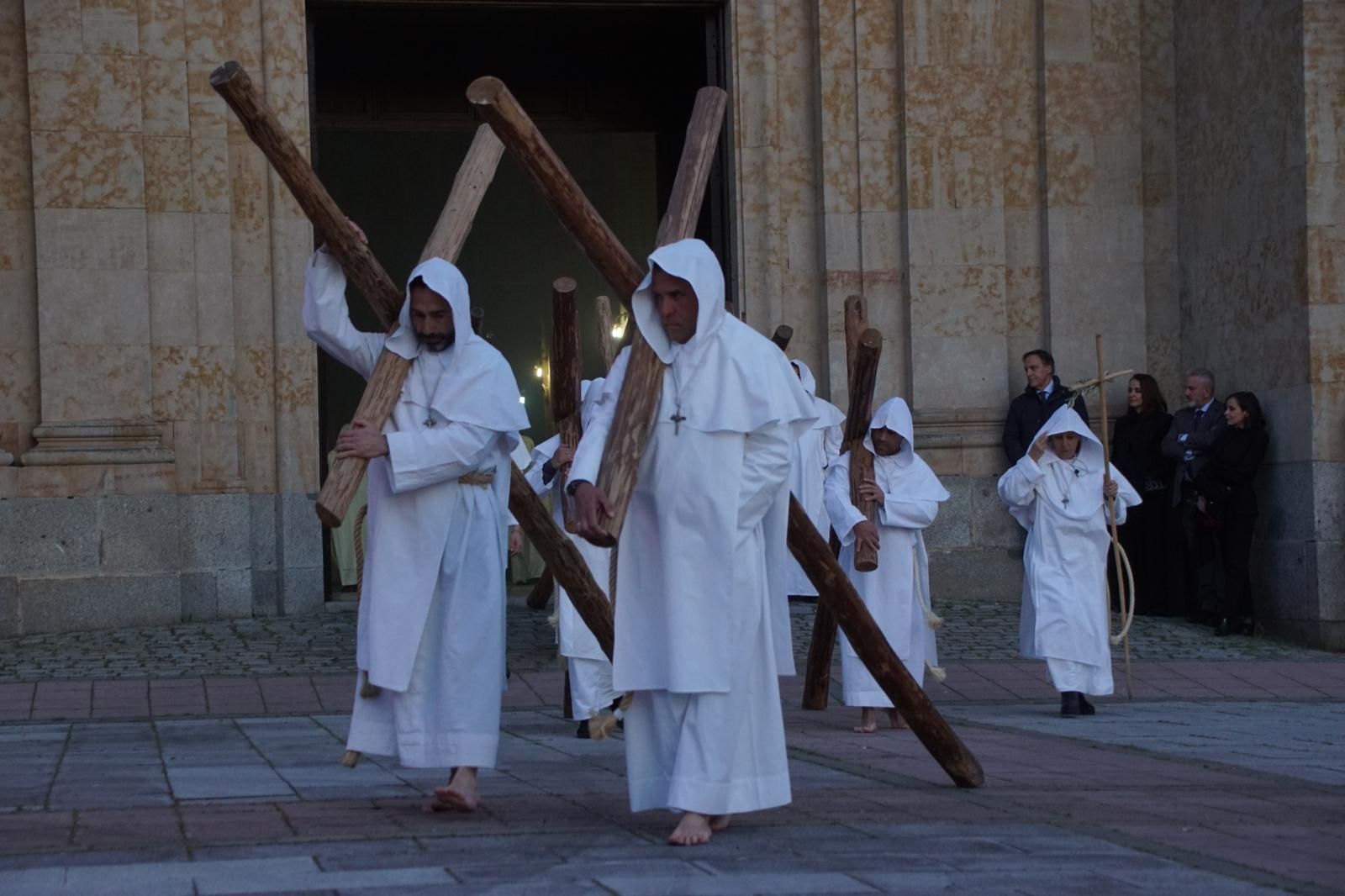María Nuestra Madre y el Cristo del Amor y de la Paz en la procesión de la Semana Santa 2026 en Salamanca