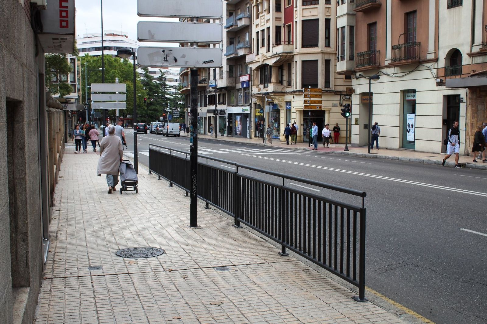 Instaladas nuevas barandillas de protección para mejorar la accesibilidad y seguridad de los zamoranos