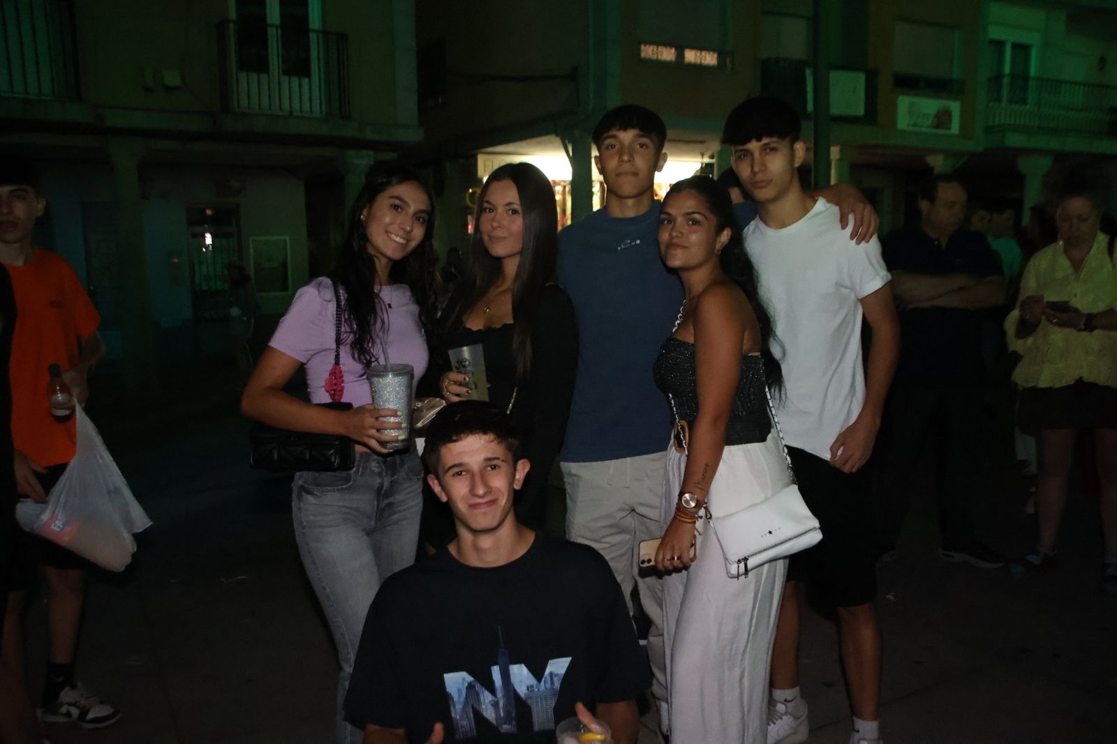 Panorama en la plaza Mayor de Guijuelo