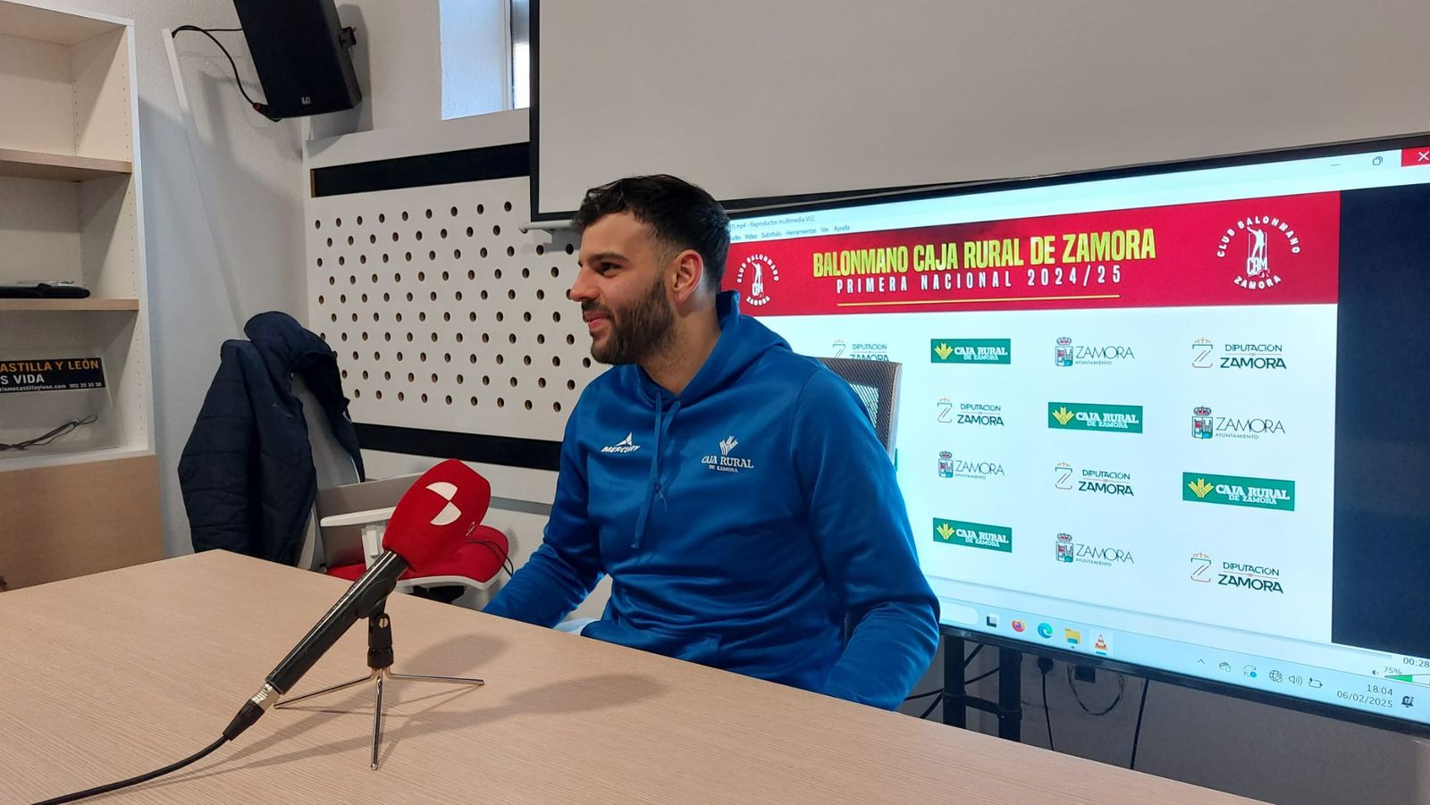 Lautaro Fernández en rueda de prensa