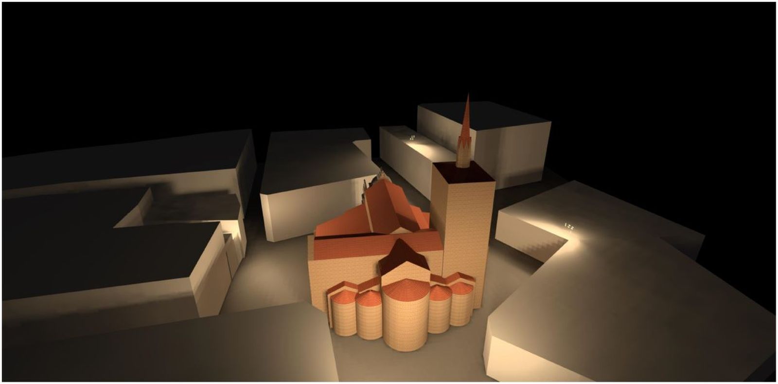 Proyecto de iluminación en edificios históricos de Benavente