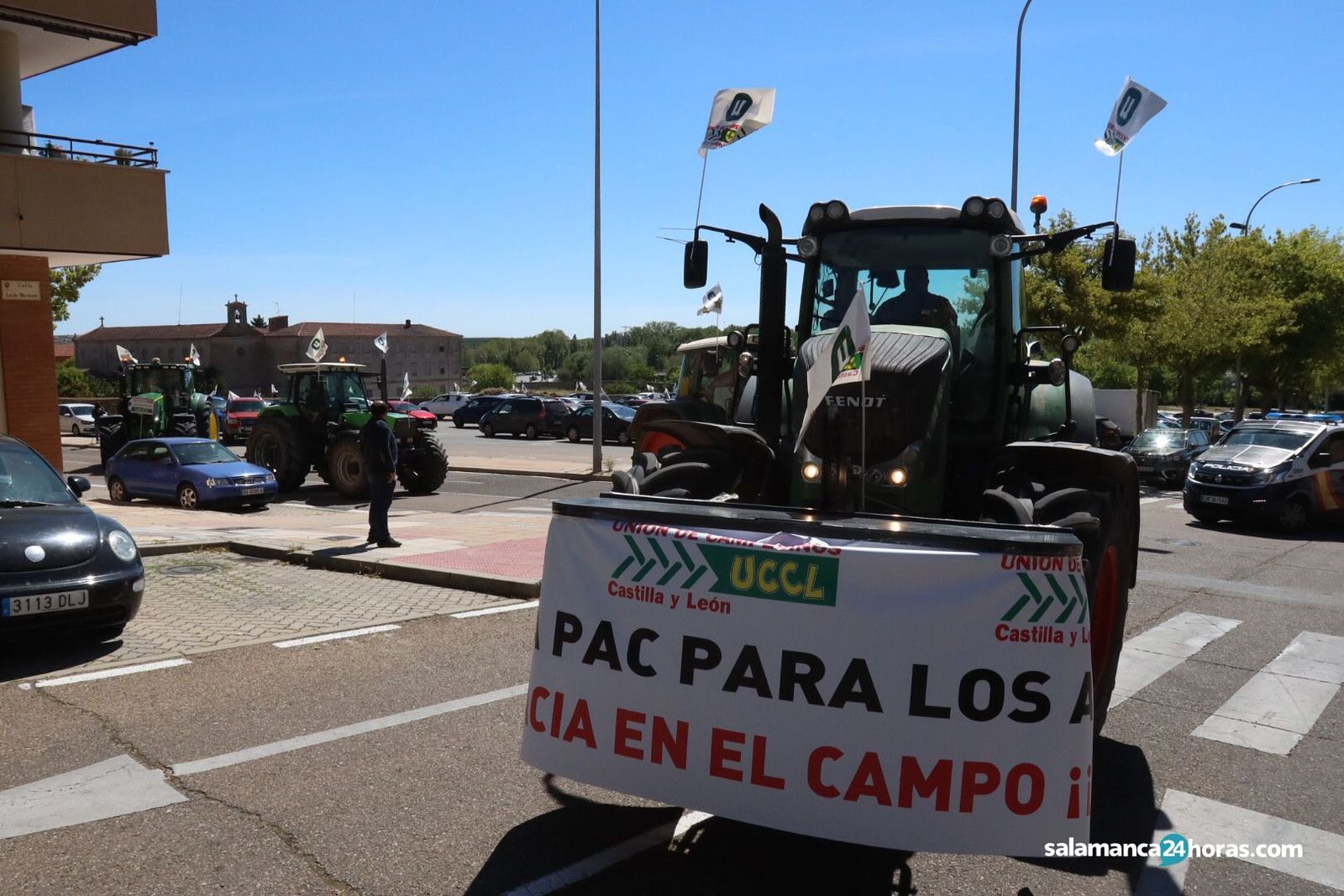 El campo vuelve a manifestarse en Salamanca por una PAC para los agricultores y ganaderos a título principal. Foto de archivo El campo vuelve a manifestarse en Salamanca por una PAC para los agricultores y ganaderos a título principal. Foto de archivo