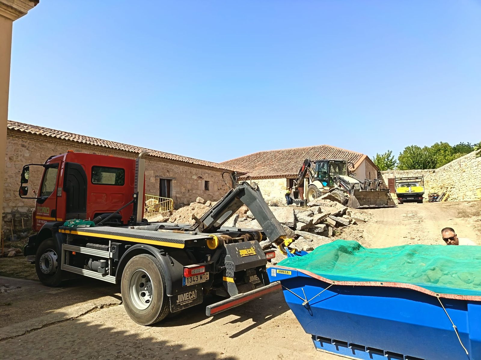 Imagen del inicio de las obras