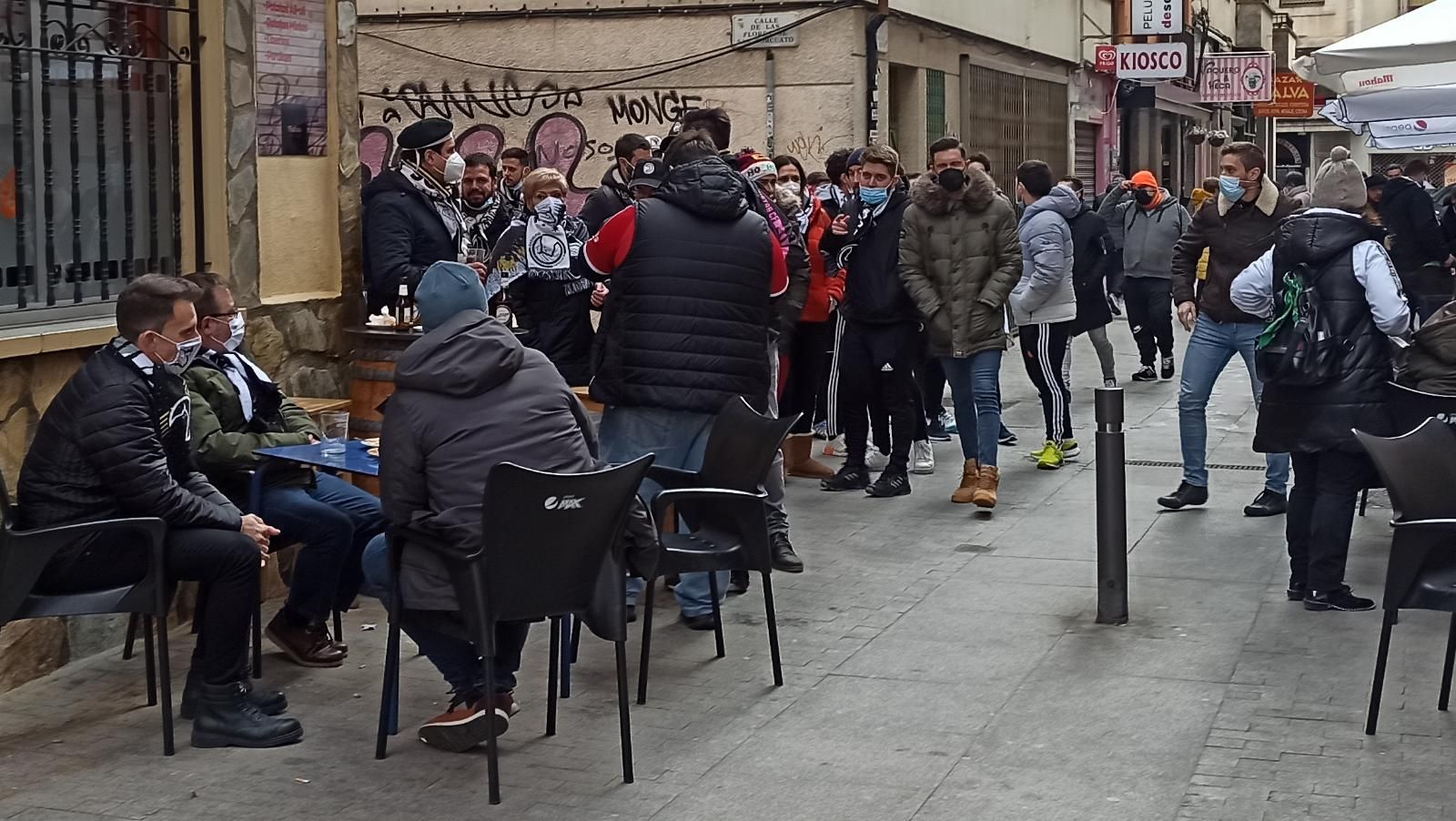 La afición de Unionistas se deja notar por Zamora a escasas horas para el derbi
