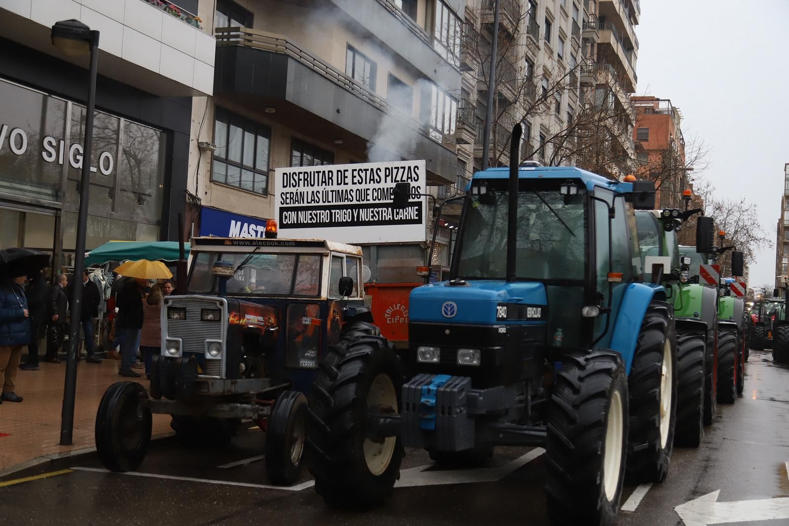 GALERÍA | Protestas en el campo zamorano: tractorada en Zamora este jueves