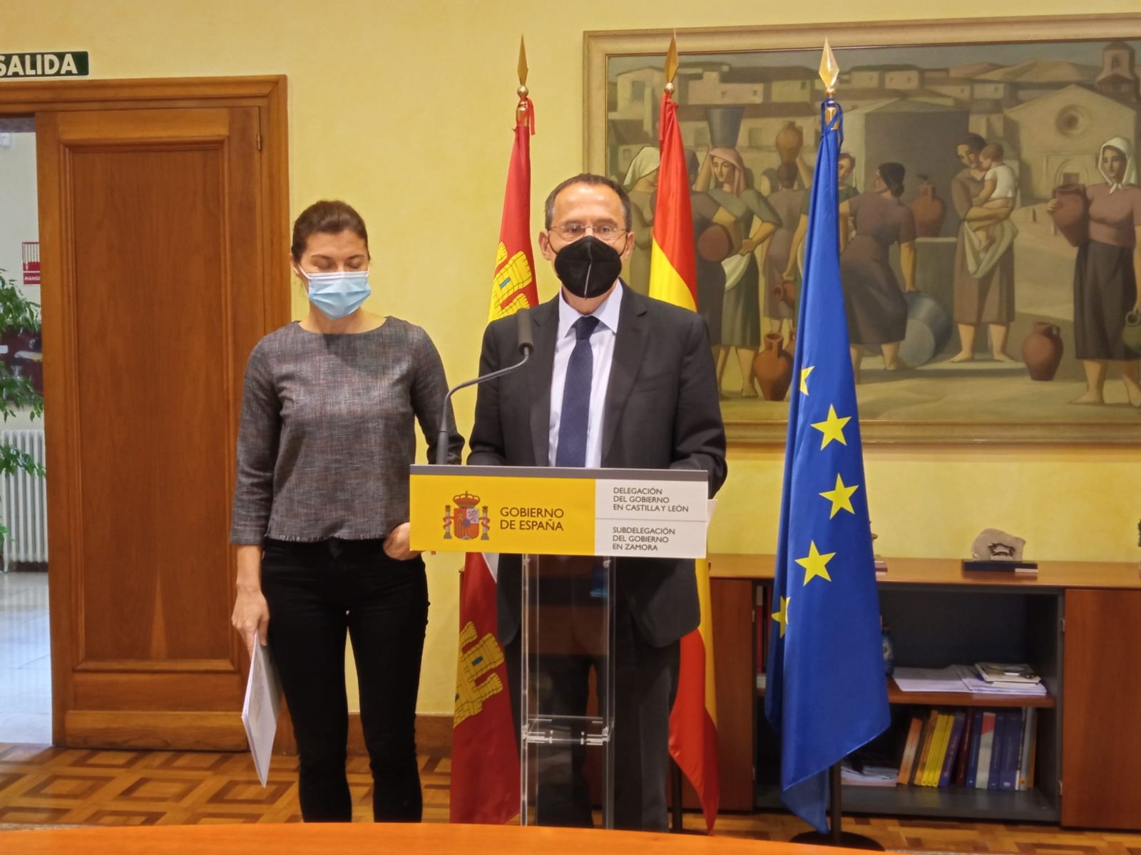 Clara San Damián y Ángel Blanco