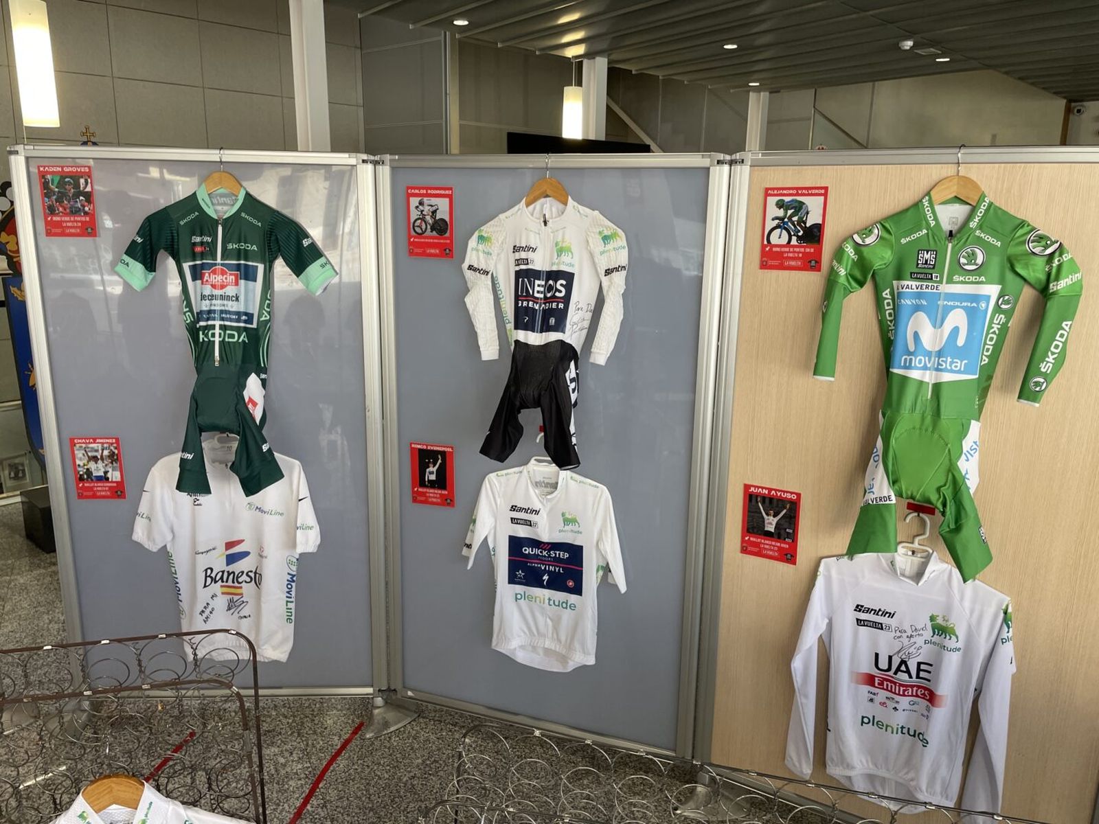 Exposición de 'maillots' de Guijuelo