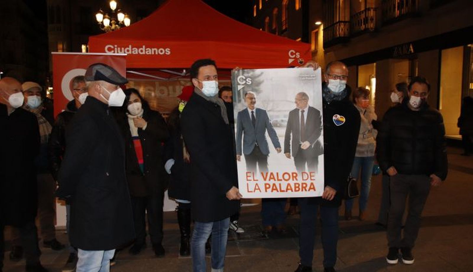 Edmundo Bal, junto a Luis Fuentes y David Castaño 