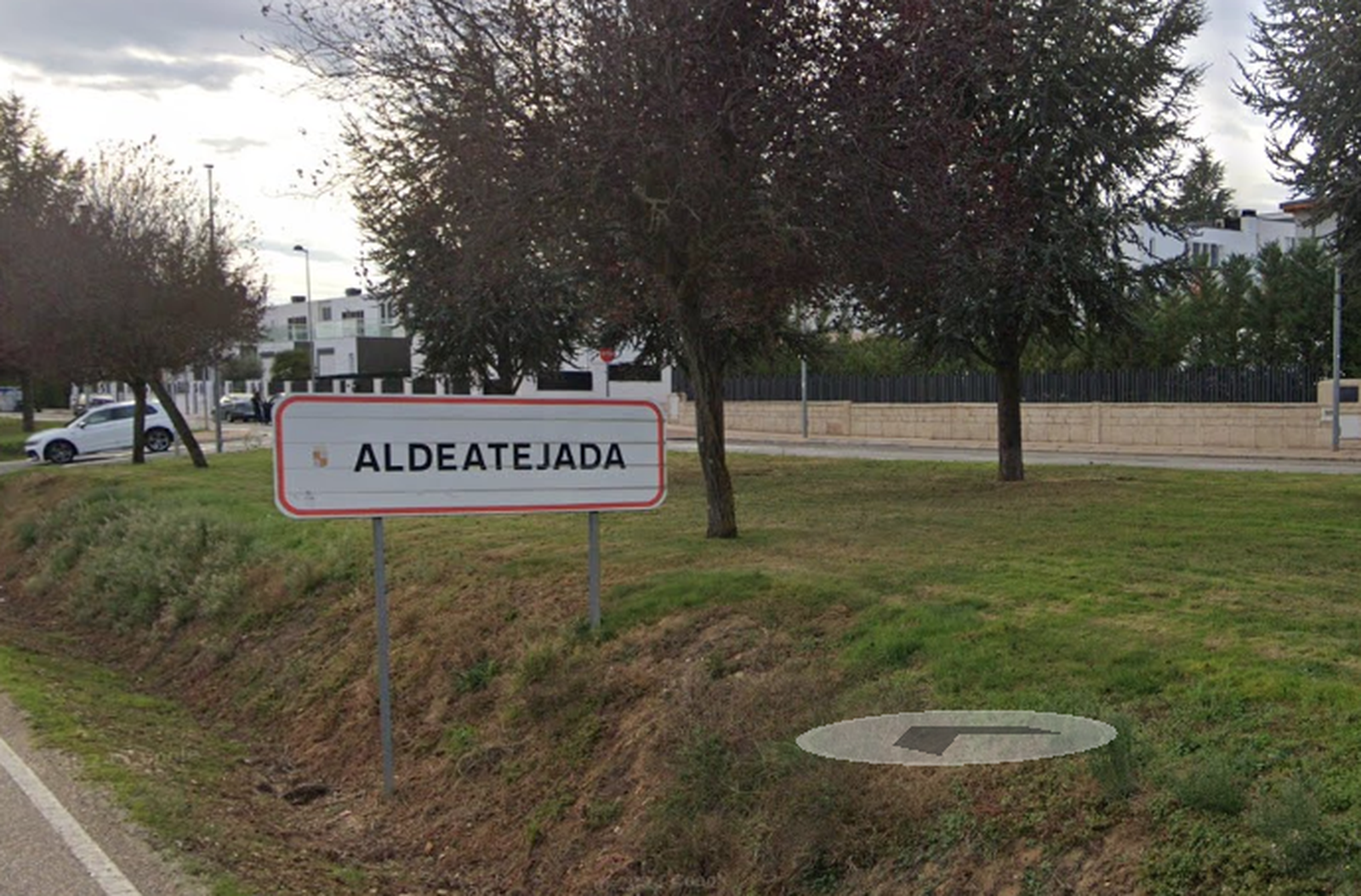 Entrada al municipio de Aldeatejada Entrada al municipio de Aldeatejada