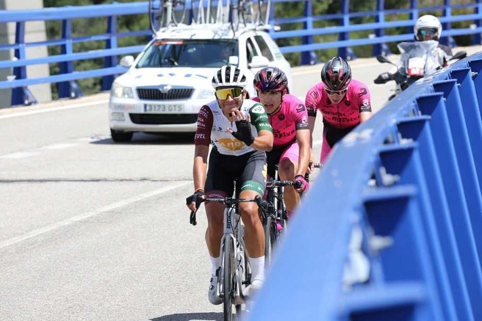 Jorge Gálvez, del Zamora Enamora Cycling Team, en una prueba en Zamora. Archivo.