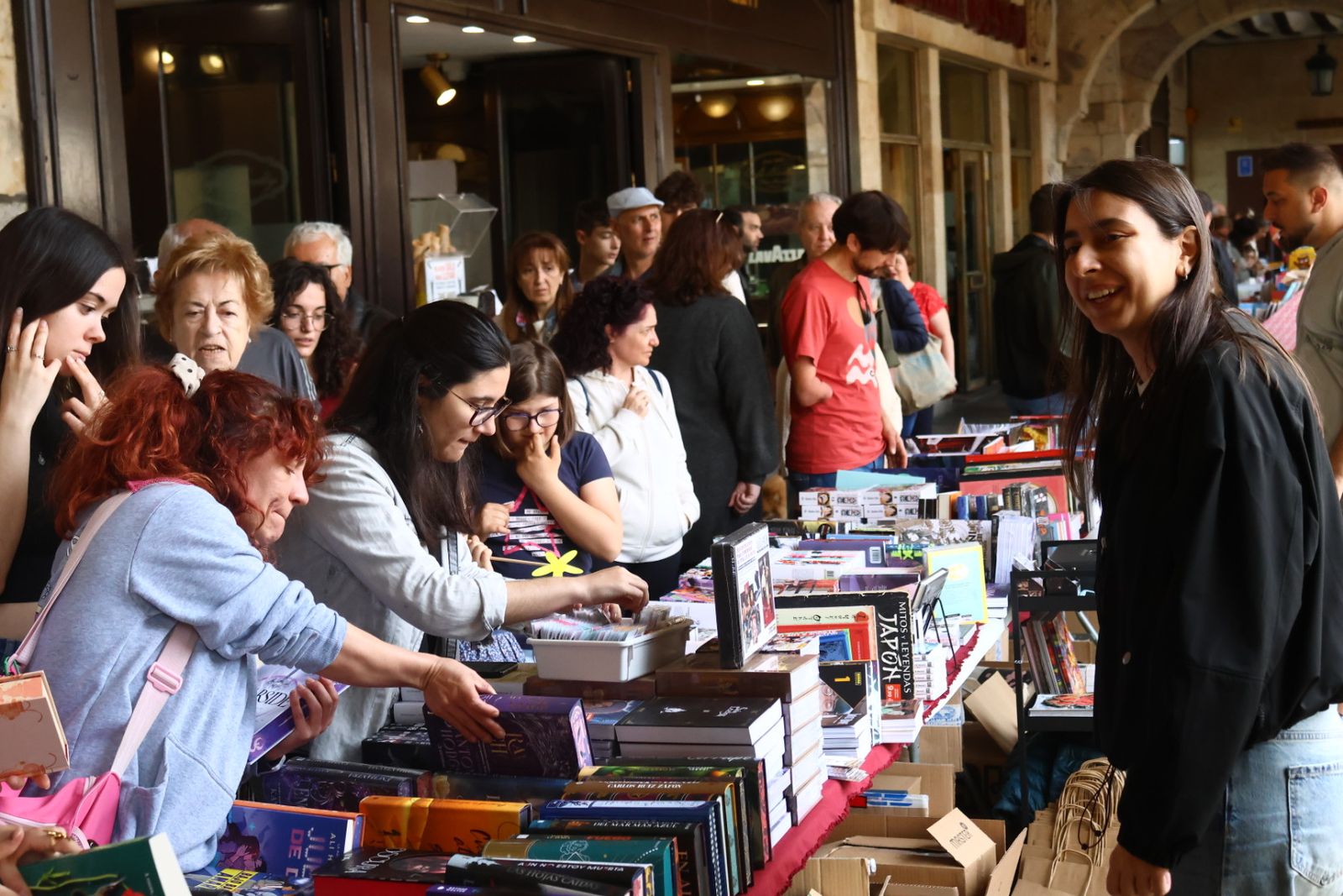 Día del Libro en la Plaza Mayor de Salamanca