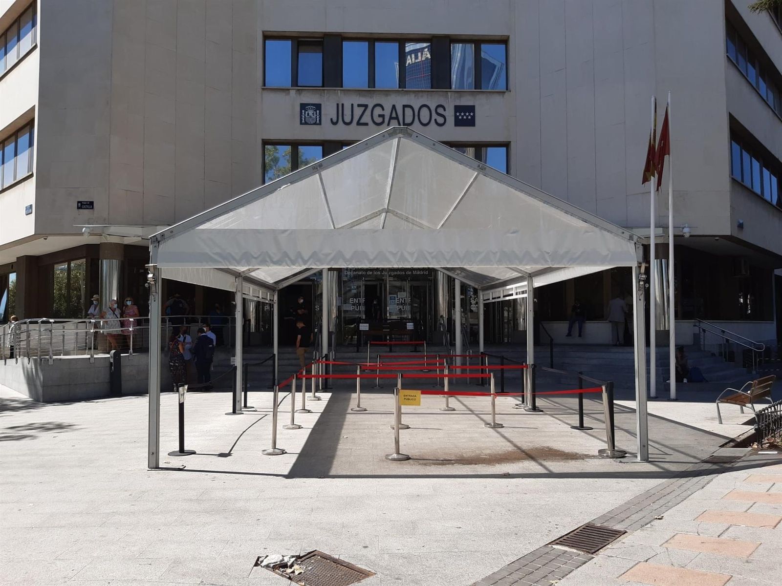 Juzgados ordinarios de Plaza de Castilla. Europa Press