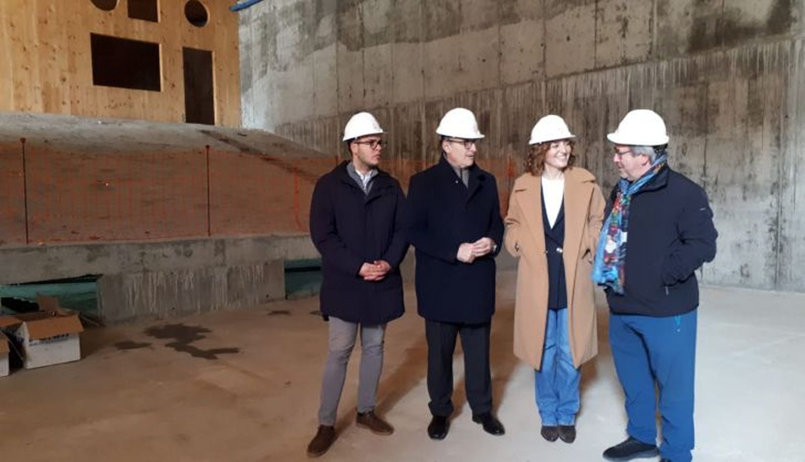 Visita a las obras del Centro Cívico 