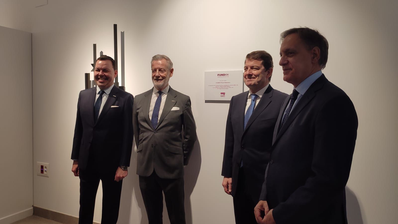 El alcalde de Salamanca, Carlos García Carbayo y Mañueco participan en la inauguración del Centro Cultural FUNDOS Fórum Salamanca (13)