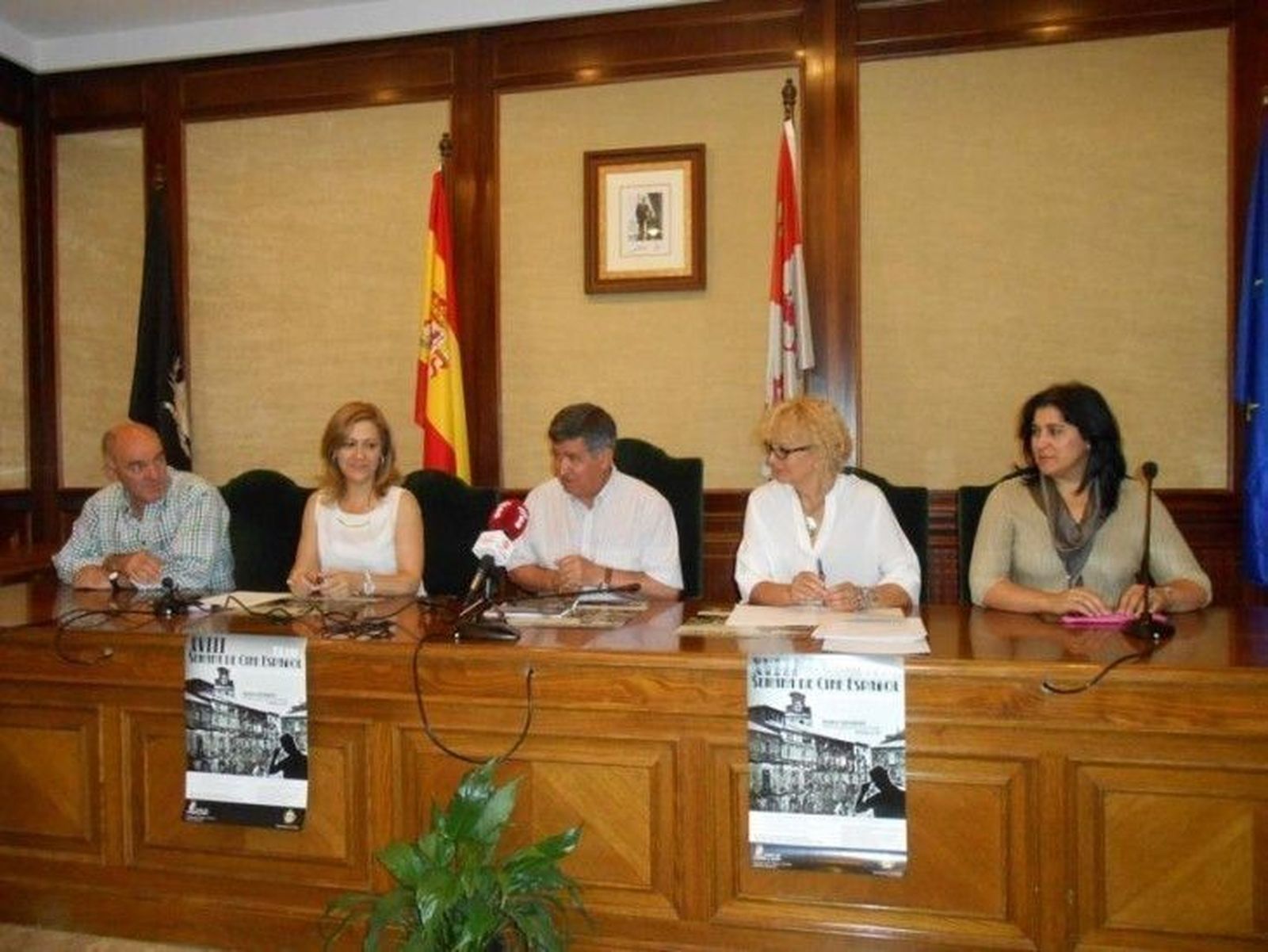 Isabel de Ocampo, Eugenio Mira, Javier Rebollo y Gabriel Velázquez, protagonistas de la semana de cine español