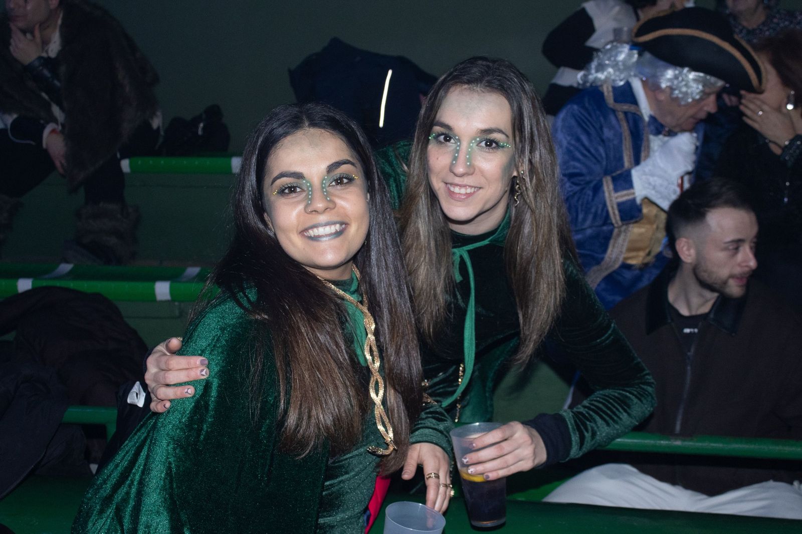 Salamanca de noche, sábado del Carnaval del Toro de Ciudad Rodrigo