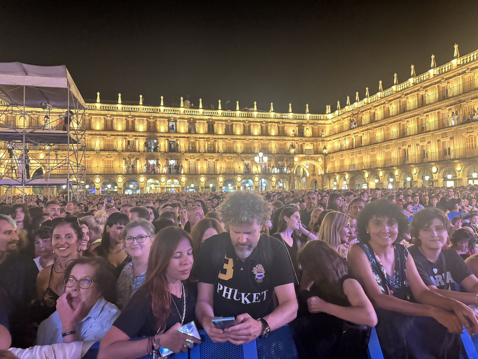 Concierto de Europe en la Plaza Mayor