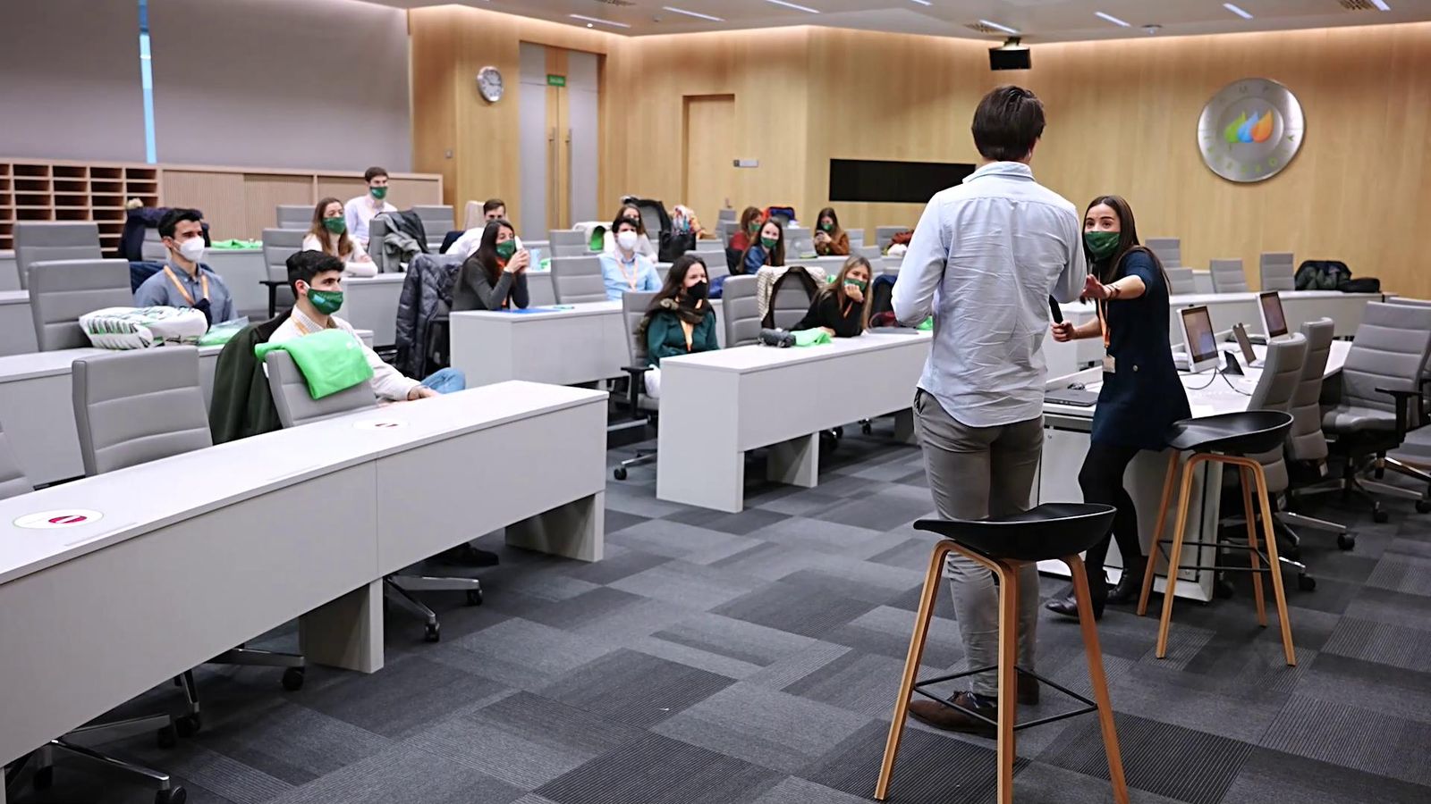 Alumnos becas master en Campus de Innovación de Iberdrola