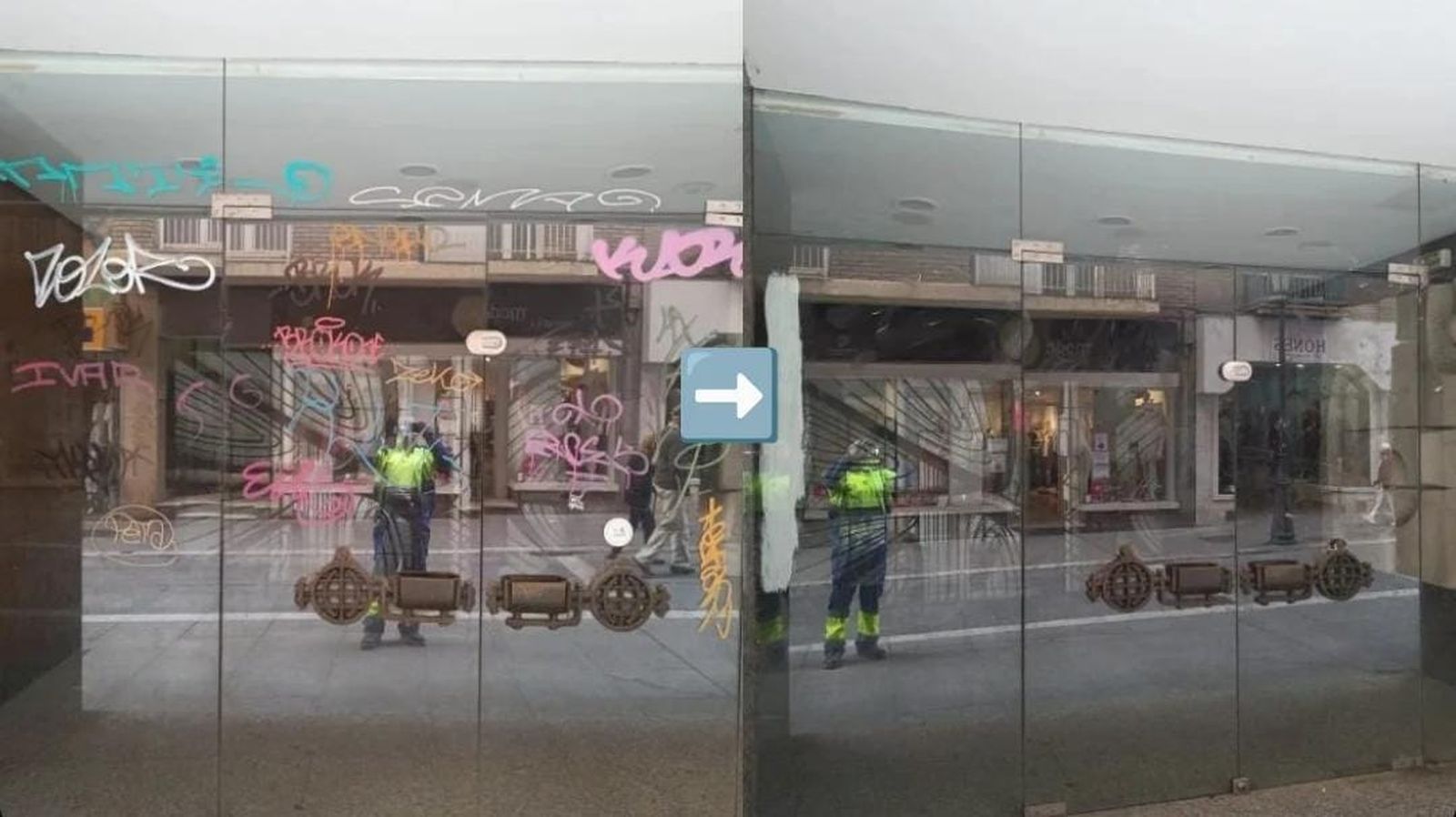 Eliminación de pintadas en San Torcuato