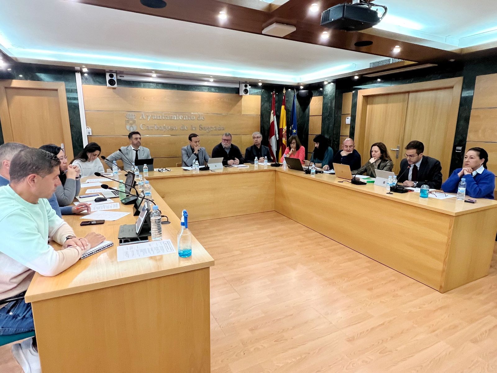 Pleno municipal 25 de mayo 2023 en Carbajosa de la Sagrada. Foto de Ayto. Carbajosa