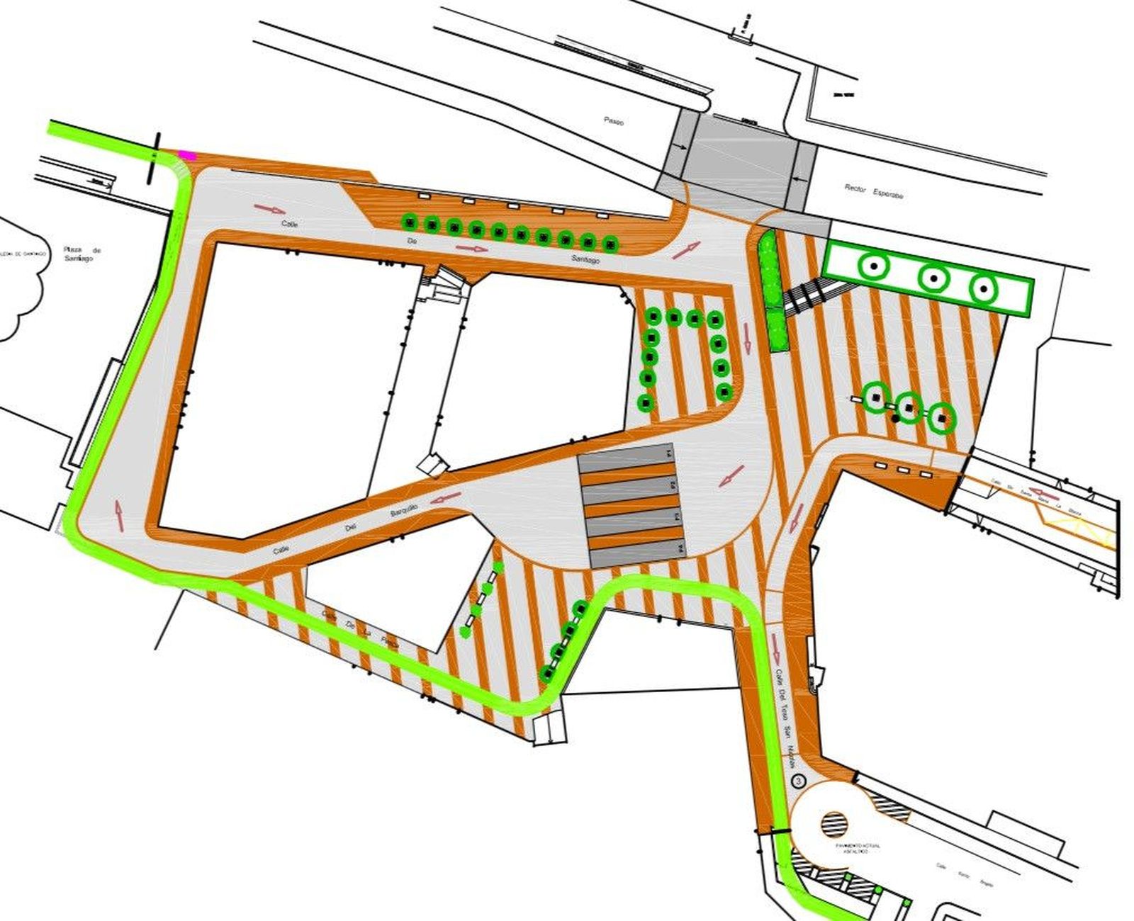 Plaza mercado viejo plano