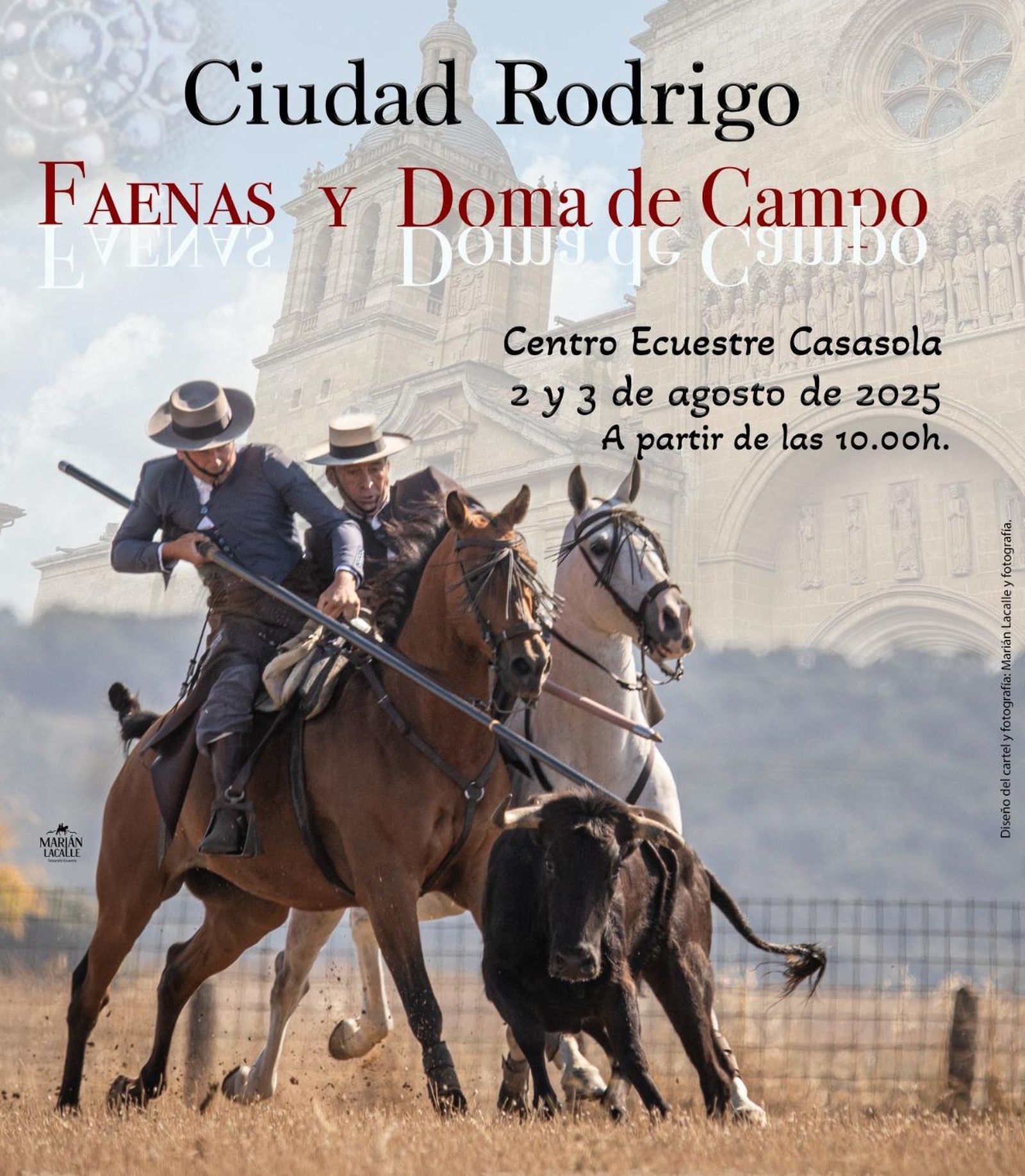 Cartel de la presentación de una nueva edición del Concurso de Faenas y Doma de Campo en Ciudad Rodrigo