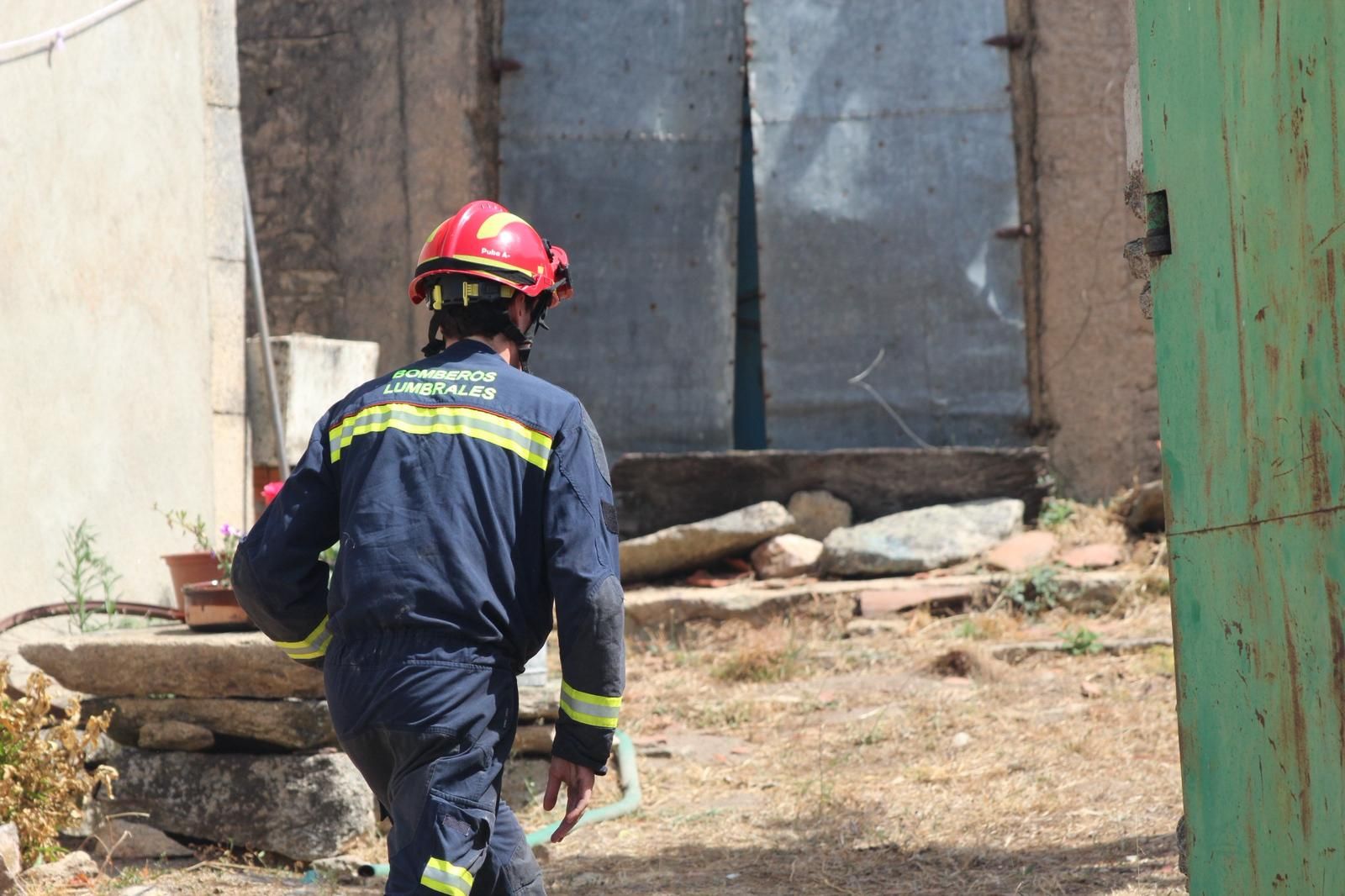Así han quedado las zonas quemadas durante el incendio de Cipérez