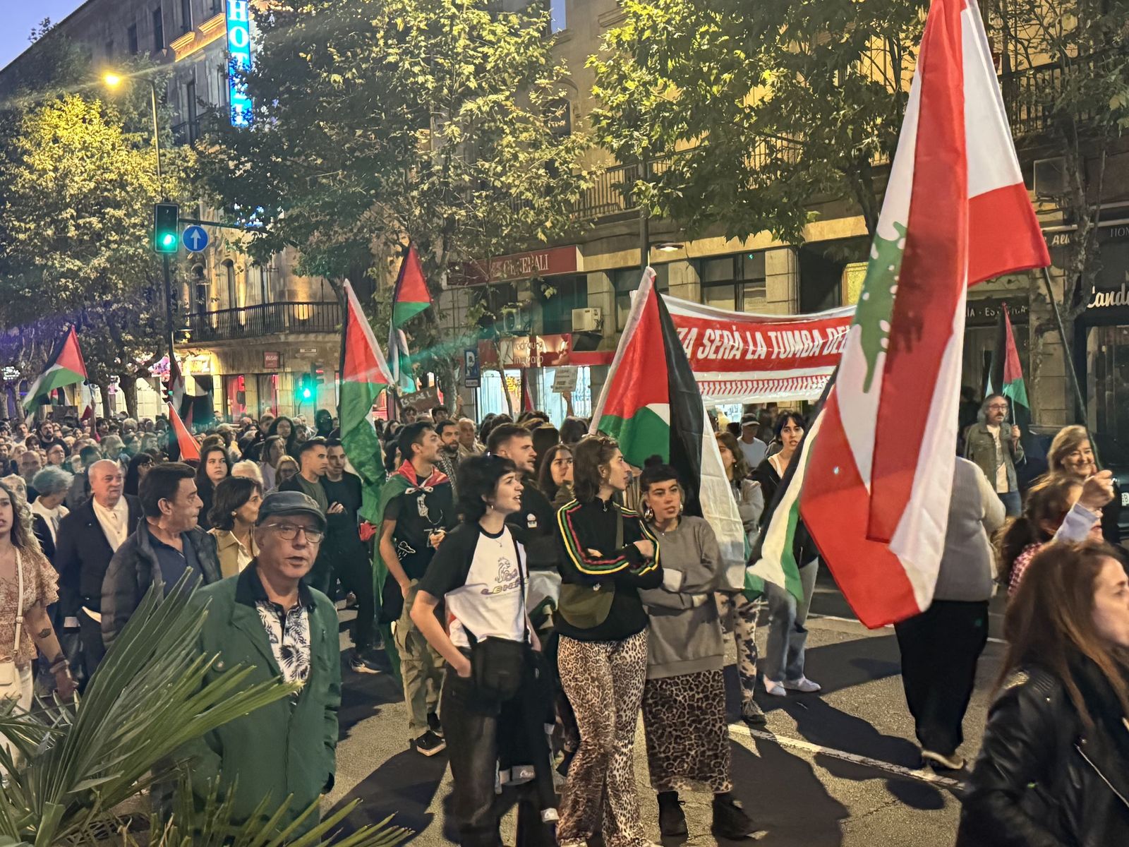 Manifestación por Palestina