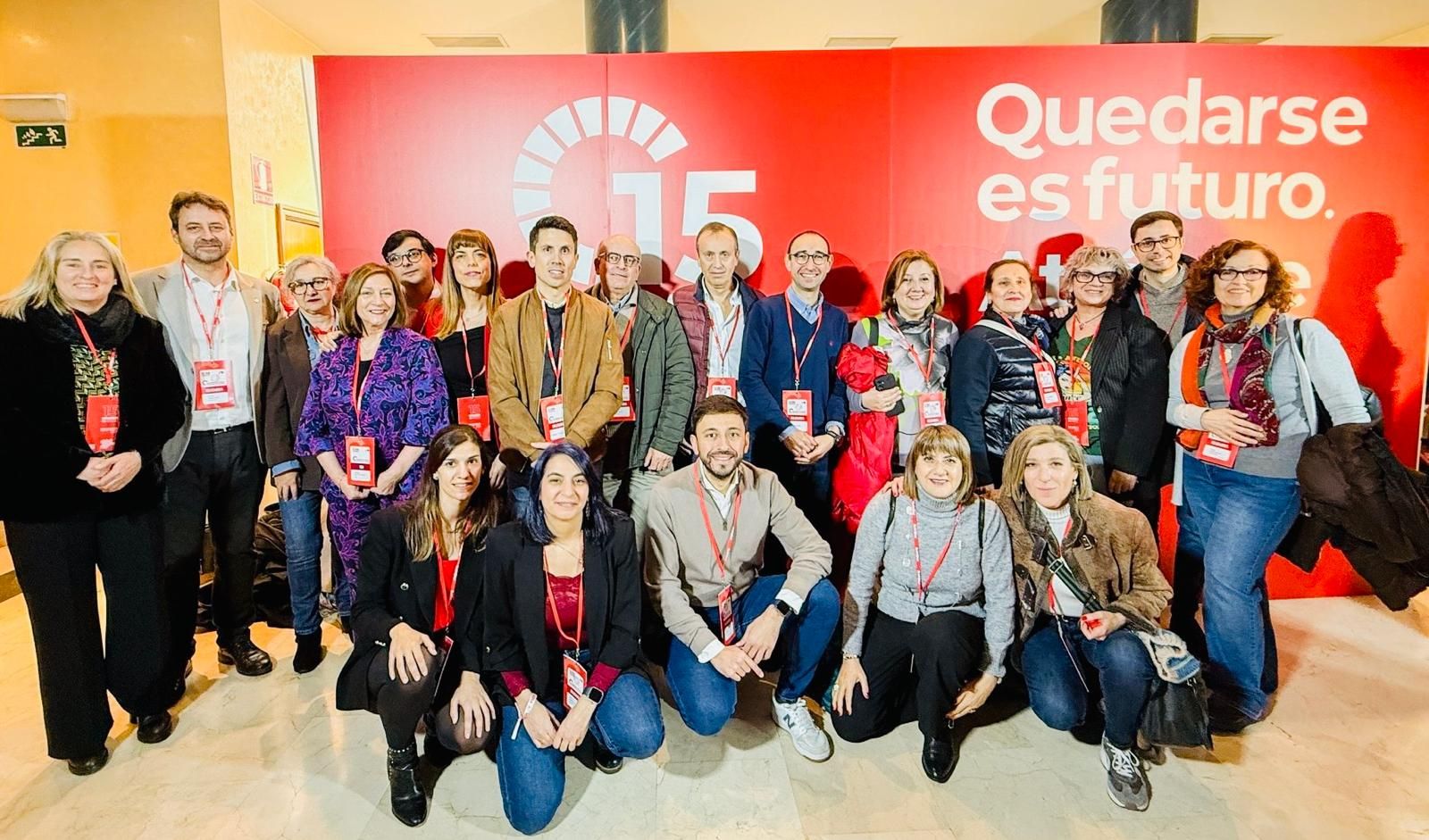 Los delegados y las delegadas del PSOE de Salamanca, en el XV Congreso Autonómico del PSOE de Castilla y León. Foto: PSOE Salamanca