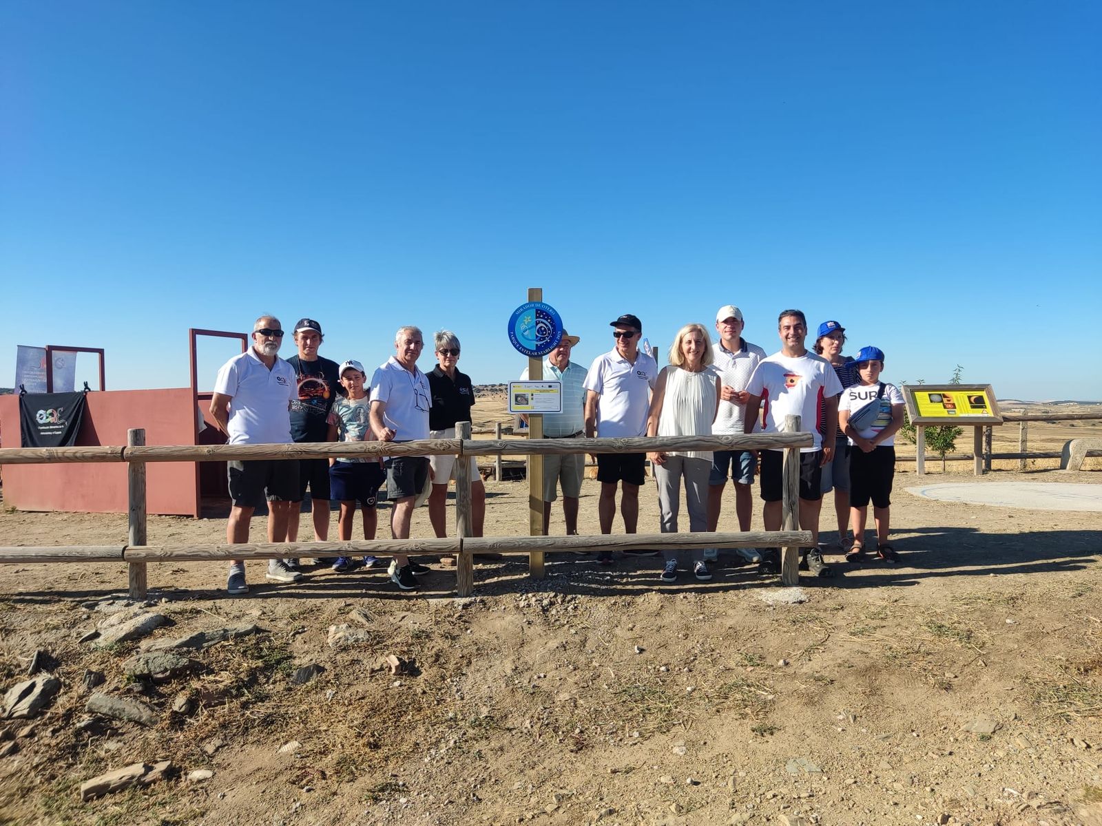 El mirador astronómico del parque de Otero, acreditado como Parque Estelar Starlight
