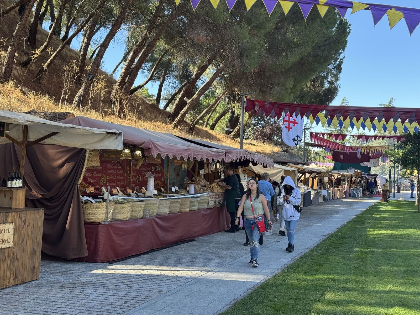 Comienza el mercado medieval en la Vaguada de la Palma