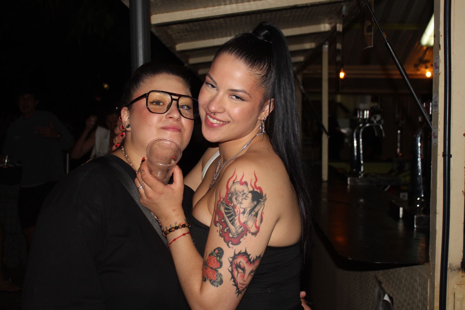 Ambiente en la Feria de Día en la tarde de este lunes